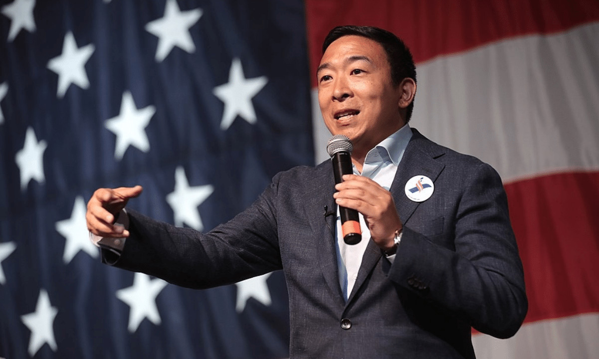 Andrew Yang Reveals His Political Party Will be Pro Crypto