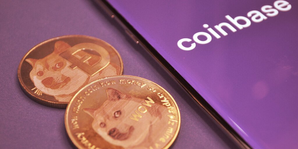 Coinbase Hit With $5M Lawsuit Over 'Unlicensed' Sale of Dogecoin, 78 Other Crypto Assets